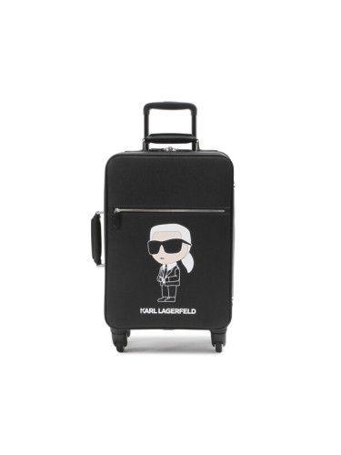 KARL LAGERFELD Самолетен куфар за ръчен багаж 230W3198 Черен