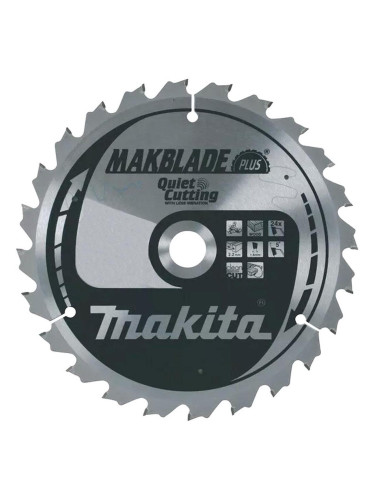 Циркулярен TCT режещ диск за дърво, Makita MAKBlade Plus B-09802, 200x30x36T