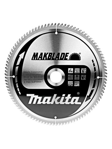 Циркулярен TCT режещ диск за дърво, Makita MAKBlade B-09117, 260x30x100T