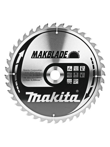 Циркулярен TCT режещ диск за дърво, Makita MAKBlade B-08997, 305x30x40T