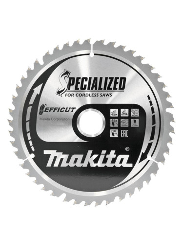 Циркулярен TCT режещ диск за дърво, Makita SPECIALIZED EFFICUT E-11140, 190x20x25T