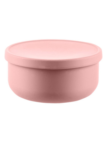 Zopa Silicone Bowl with Lid силиконова купичка с капачка Old Pink 1 бр.