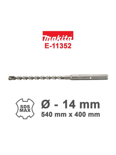 Свредло за бетон SDS-max, 14x400/540 мм, Makita E-11352