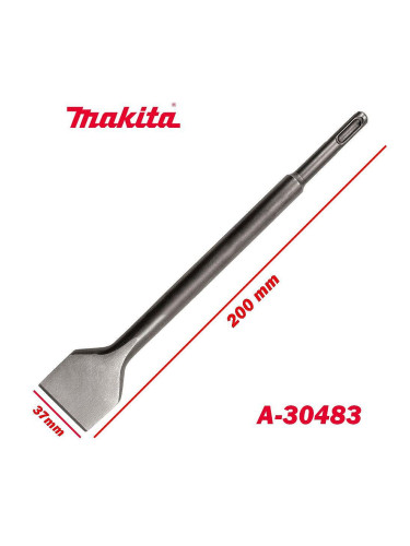 Длето широко, мерно, SDS-Plus, 37x200мм, Makita A-30483