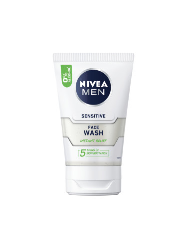 NIVEA MEN Sensitive Face Wash Gel Почистващ гел мъжки 100ml