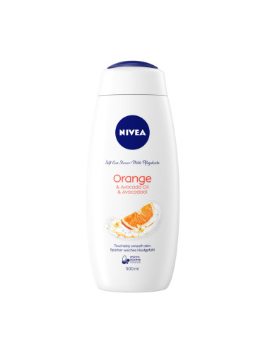 NIVEA Orange & Avocado Oil Shower gel Душ гел дамски 500ml