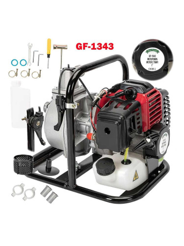Моторна водна помпа Micul Fermier GF-1343, 1"(цол), 2 к.с., 42.7 cc, 2-тактова