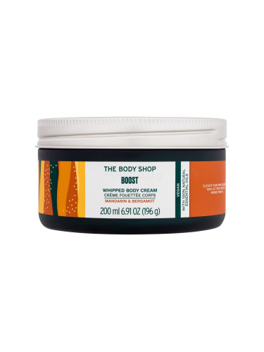 The Body Shop Boost Whipped Body Cream Крем за тяло за жени 200 ml