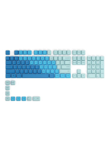 Капачки за механична клавиатура Glorious - GPBT Caribbean Ocean, 114-Keycap, US Layout