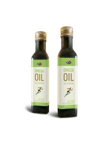 Pure Nutrition - 2 броя OMEGA OIL ACTIVE - 250 ml	