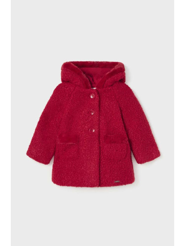 Бебешко палто Mayoral в червено