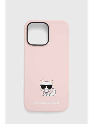 Кейс за телефон Karl Lagerfeld Iphone 14 Pro Max 6,7" 6.7" в розово