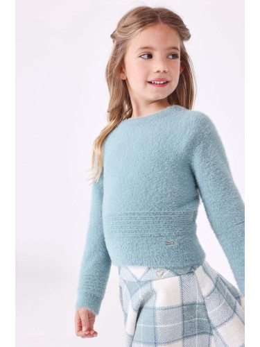 Детски пуловер Mayoral в синьо