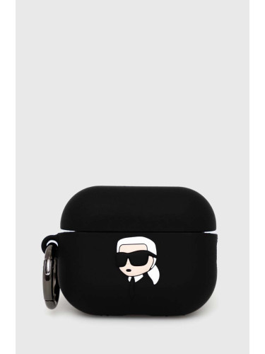 Калъф за airpods Karl Lagerfeld Pro 2 cover в черно