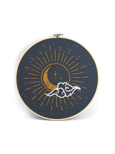Комплект за бродиране Graine Creative celestial embroidery diy kit