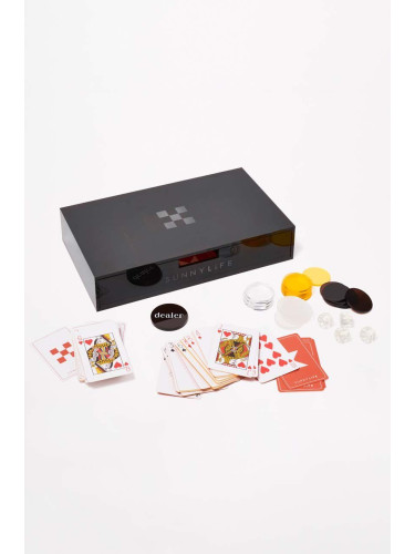 Комплект за покер SunnyLife Luxe Lucite Poker Sepia Citrus