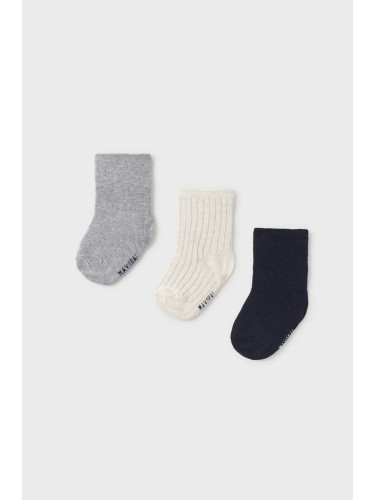 Детски чорапи Mayoral (3 броя) в сиво