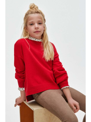 Детски пуловер Mayoral в червено