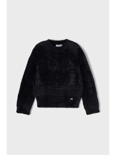Детски пуловер Mayoral в черно