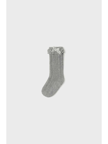 Бебешки чорапи Mayoral в сиво