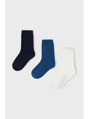 Детски чорапи Mayoral (3 броя) в синьо