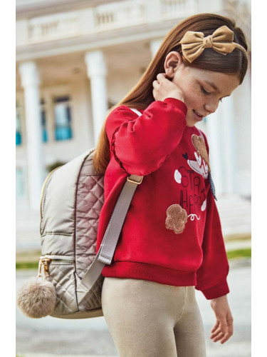 Детска блуза с дълги ръкави Mayoral в червено