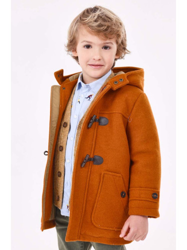 Детско палто Mayoral в оранжево