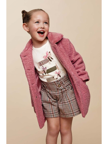 Детско палто Mayoral в розово