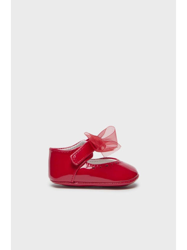 Бебешки обувки Mayoral Newborn в червено