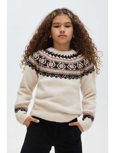 Детски пуловер Mayoral в тъмносиньо от лека материя