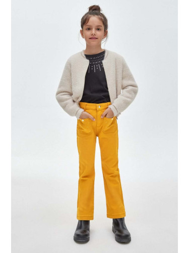 Детска блуза с дълги ръкави Mayoral в жълто
