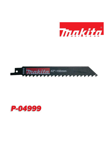 Нож за ножовка / саблен трион, за рязане на дърво, 150x130x6.4мм=4Z, HSS, Makita P-04999 (003019)