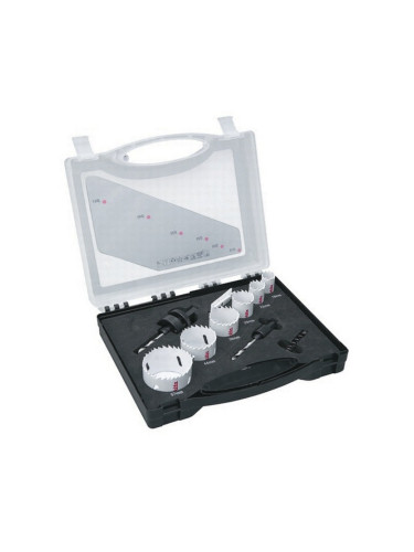 Боркорони за метал, HSS-Bi-Metal, 16-51 мм, 8 части, Makita D-47123
