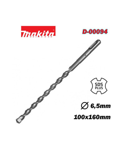 Свредло за бетон SDS-plus, 6.5x100/160 мм, Makita D-00094
