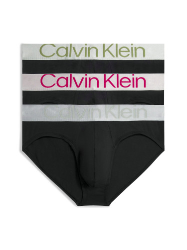Calvin Klein Underwear Слип  сребърно сиво / маслина / тъмнорозово / черно