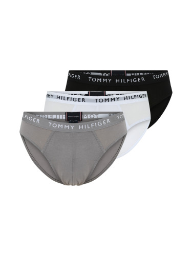 Tommy Hilfiger Underwear Слип  сиво / черно / бяло