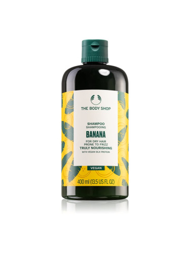 The Body Shop Banana Shampoo хидратиращ шампоан за суха коса 400 мл.