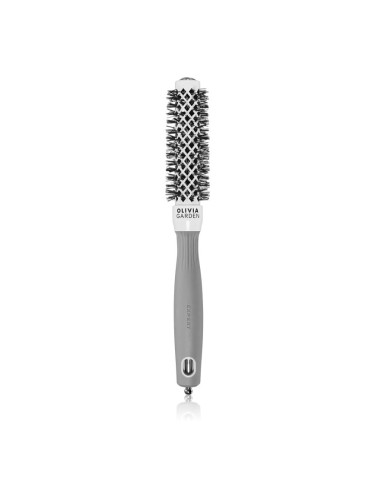 Olivia Garden Expert Shine Wavy Bristles White&Grey Четка за коса průměr 20 mm 1 бр.