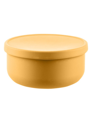 Zopa Silicone Bowl with Lid силиконова купичка с капачка Mustard Yellow 1 бр.