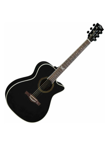 Eko guitars NXT A100ce Black Електро-акустична китара Джъмбо