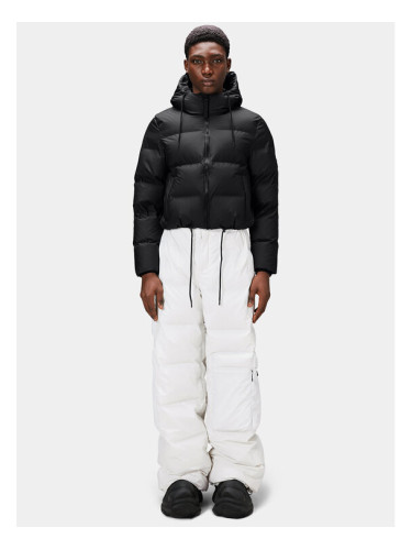 Rains Зимно яке 15150 Черен Regular Fit