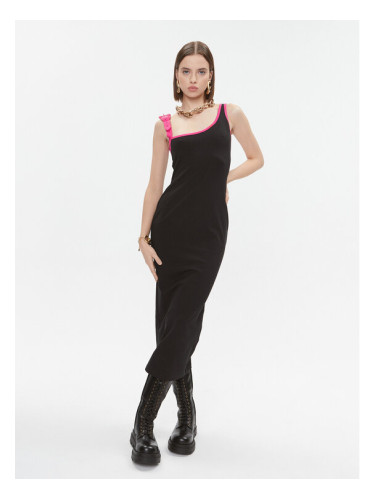 Versace Jeans Couture Ежедневна рокля 75HAO976 Черен Slim Fit