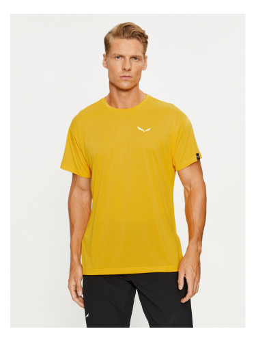 Salewa Тениска от техническо трико 026537 Оранжев Regular Fit