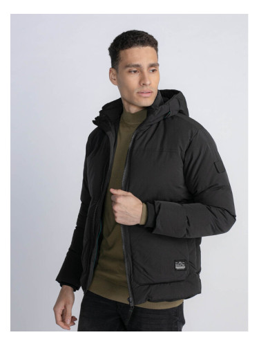 Petrol Industries Зимно яке M-3030-JAC100 Черен Regular Fit