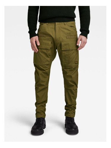 G-Star Raw Текстилни панталони 3D D23636-D384-C744 Зелен Tapered Fit