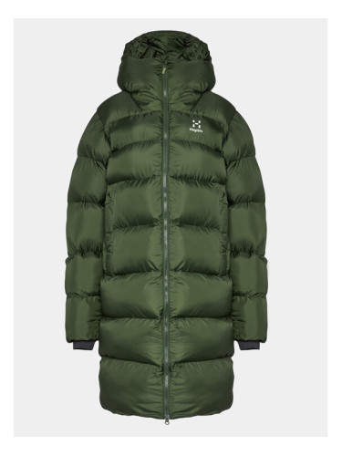 Haglöfs Зимно яке Long Mimic 605413 Зелен Parka Fit