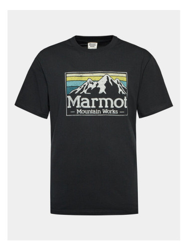 Marmot Тишърт MMW Gradient M14823 Черен Regular Fit