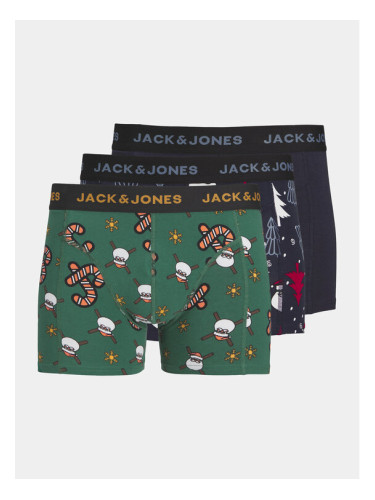 Jack&Jones Комплект 3 чифта боксерки 12246308 Цветен