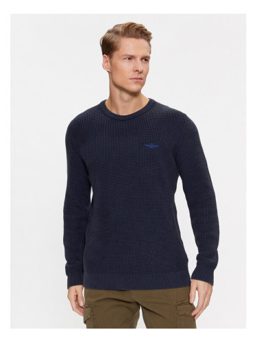 Aeronautica Militare Пуловер 232MA1482L512 Тъмносин Regular Fit