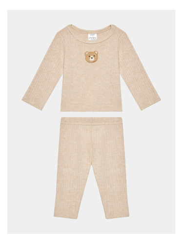 Jamiks Комплект блуза и панталон Bull JZG443 Бежов Regular Fit